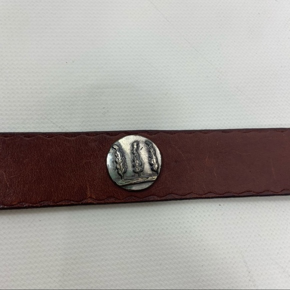 Mexican leather concho belt. 30 - Picture 4 of 8